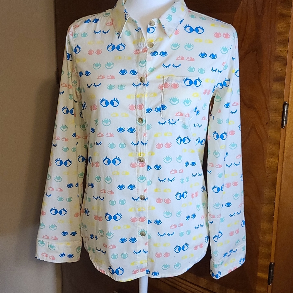Eye Button Down Shirt